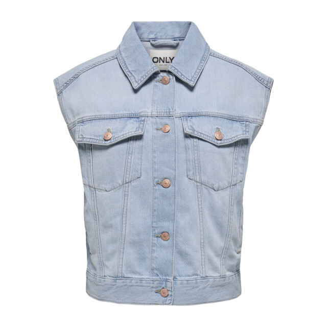 Only onlrobyn s/l dnm vest pim oy 15344601 light blue denim 06226.260.0215 large