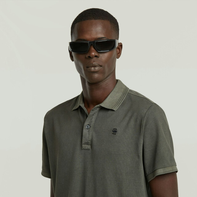 G-Star dunda overdyed slim polo d11595-d756 b575 asfalt gd 05311.970.0002 large