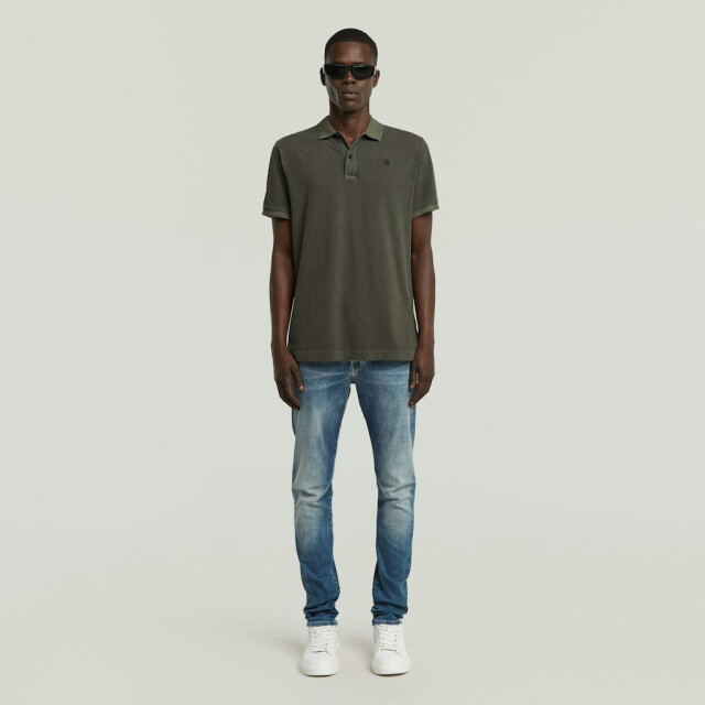 G-Star dunda overdyed slim polo d11595-d756 b575 asfalt gd 05311.970.0002 large