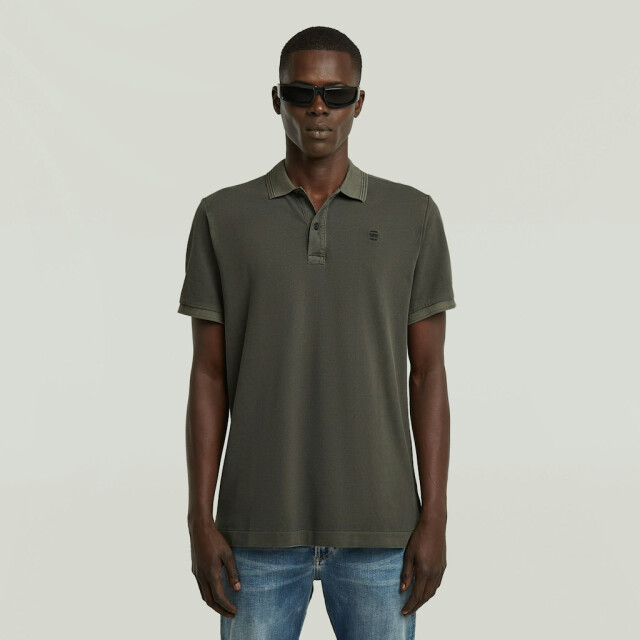 G-Star dunda overdyed slim polo d11595-d756 b575 asfalt gd 05311.970.0002 large