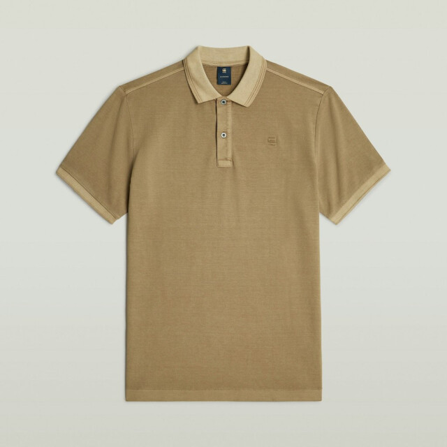 G-Star dunda overdyed slim polo d11595-d756 c805 safari gd 05311.198.0020 large