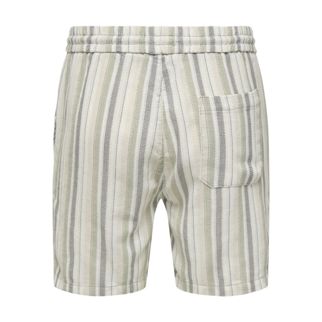 Only & Sons onstrev life reg stru stripe shorts 22026950 seagrass 05414.315.0001 large