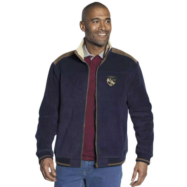 Atlas For Men Heren sherpa gevoerde fleece jas UTAF1653_navy large