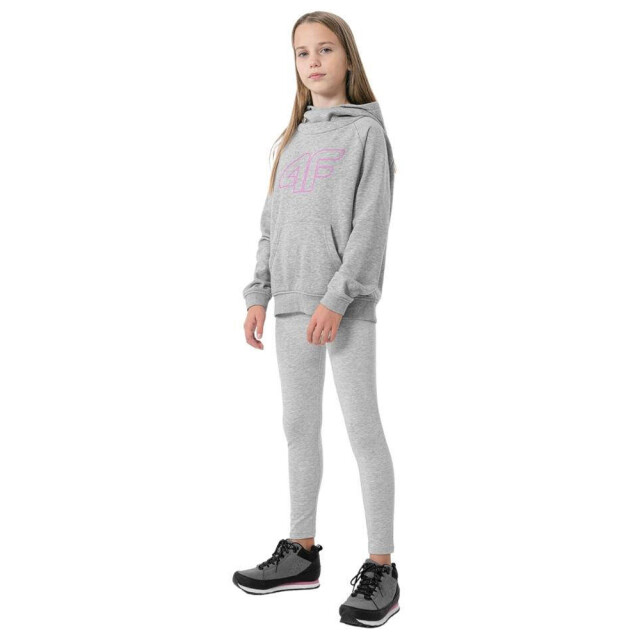 4F Meisjes hjz22 legging met logo UTMR1543_grey large