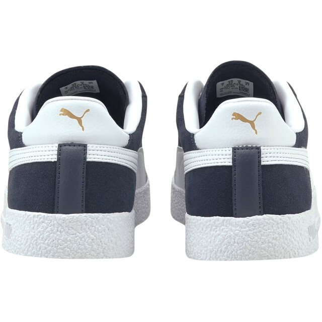 Puma Heren club logo suede trainers UTMR1235_whitenavyblue large
