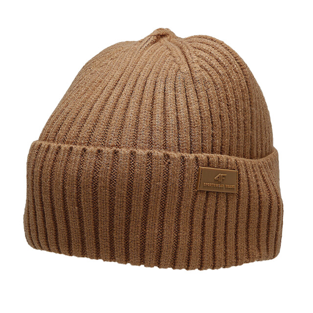 4F Uniseks volwassen beanie UTMR1224_brown large