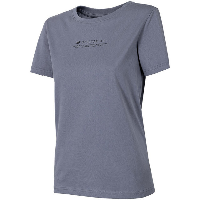 4F Dames h4z22 tsd019 katoenen t-shirt UTMR1228_grey large