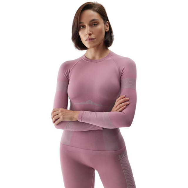 4F Dames f113 thermoactieve basislaag top UTMR1284_darkpink large