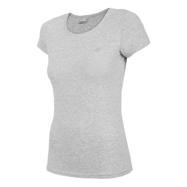 4F Dames h4z22 effen normaal t-shirt UTMR1397_grey large