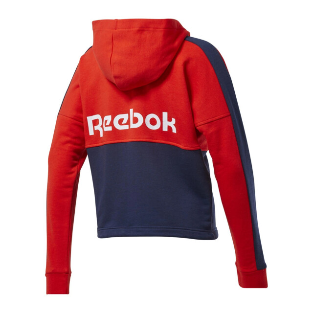 Reebok Dames linear logo full zip hoodie UTMR1430_rednavyblue large