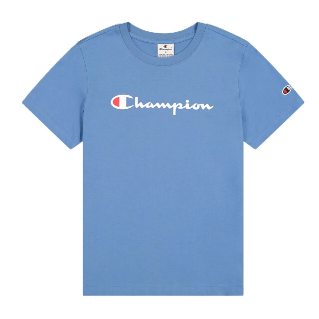 Champion Dames katoenen t-shirt met korte mouwen UTMR1165_blue large