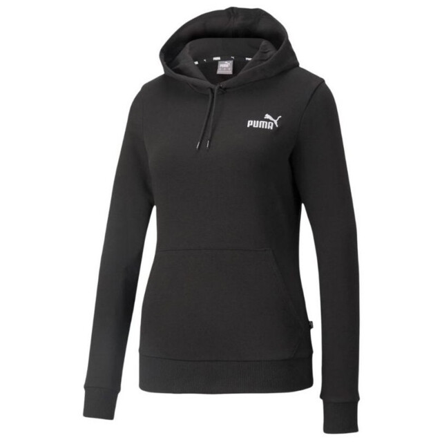 Puma Dames ess+ geborduurde hoodie UTMR1514_black large