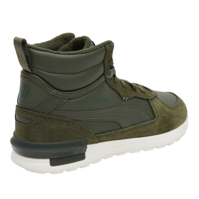 Puma Heren gravition leren mid laarzen UTMR1179_green large