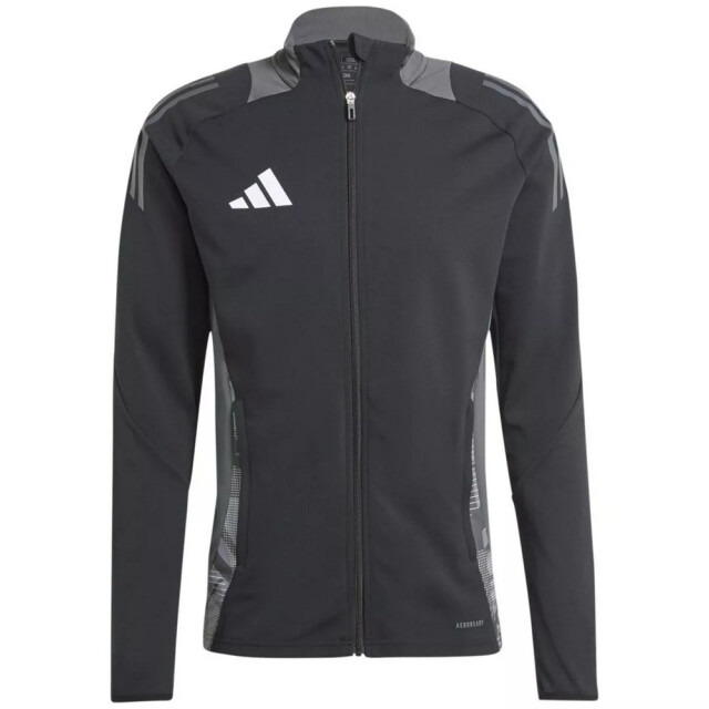 Adidas Heren trio 24 full zip wedstrijd sweatshirt UTMR1656_blackgrey large
