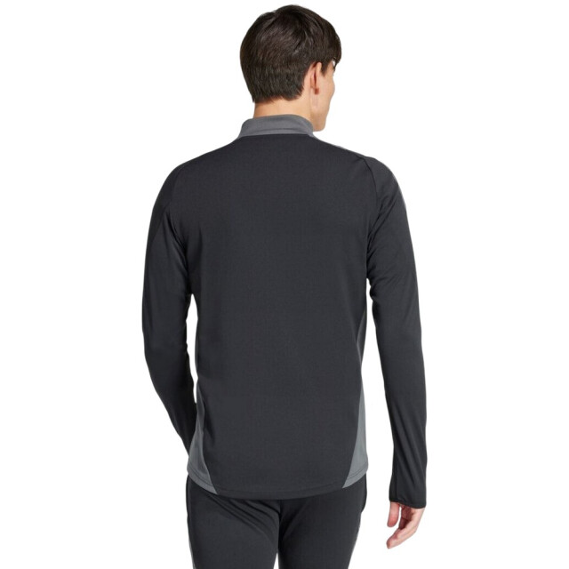 Adidas Heren trio 24 full zip wedstrijd sweatshirt UTMR1656_blackgrey large