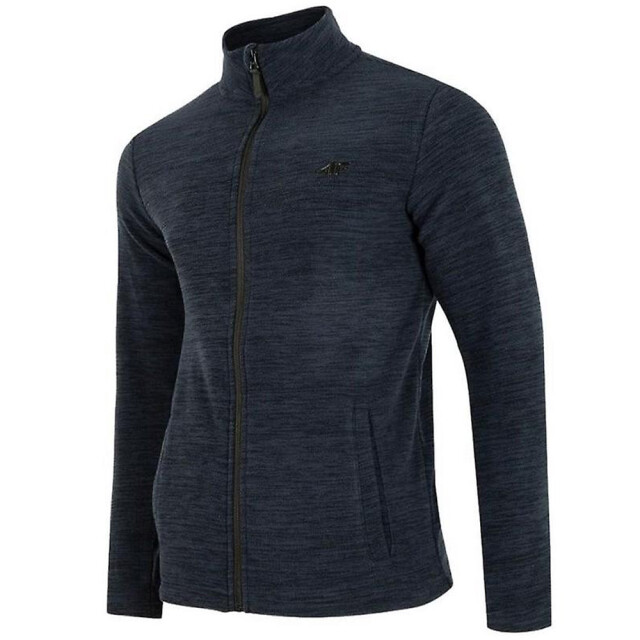 4F Heren melange fleece jas UTMR2223_navyblue large