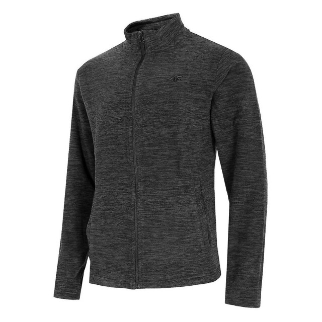 4F Heren melange fleece jas UTMR2223_black large