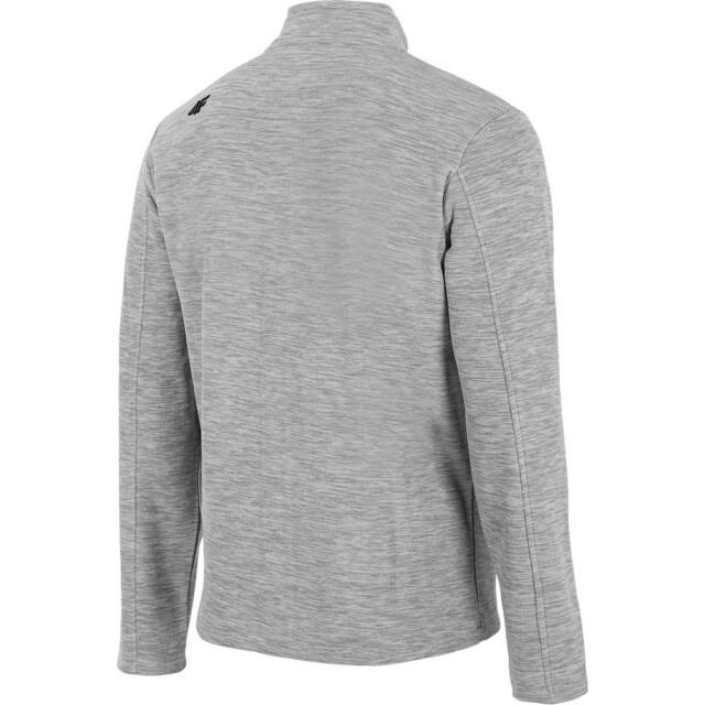 4F Heren melange fleece jas UTMR2223_greysilver large