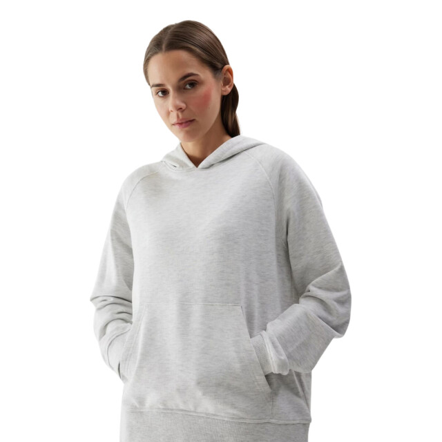 4F Dames effen hoodie UTMR330_lightgreymelange large