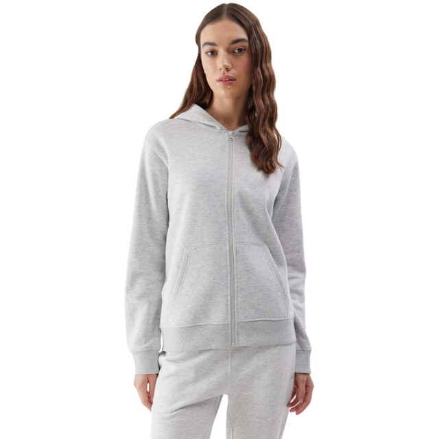4F Dames f0956 hoodie met volledige rits UTMR1106_greysilver large