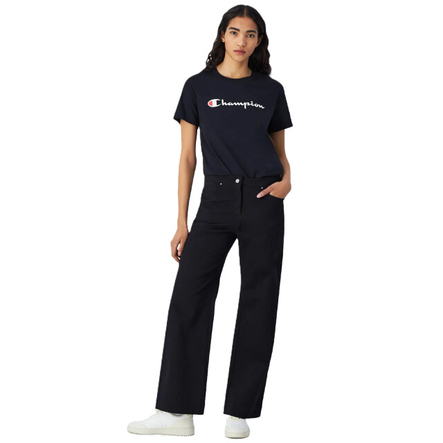 Champion Dames katoenen t-shirt met korte mouwen UTMR1165_black large