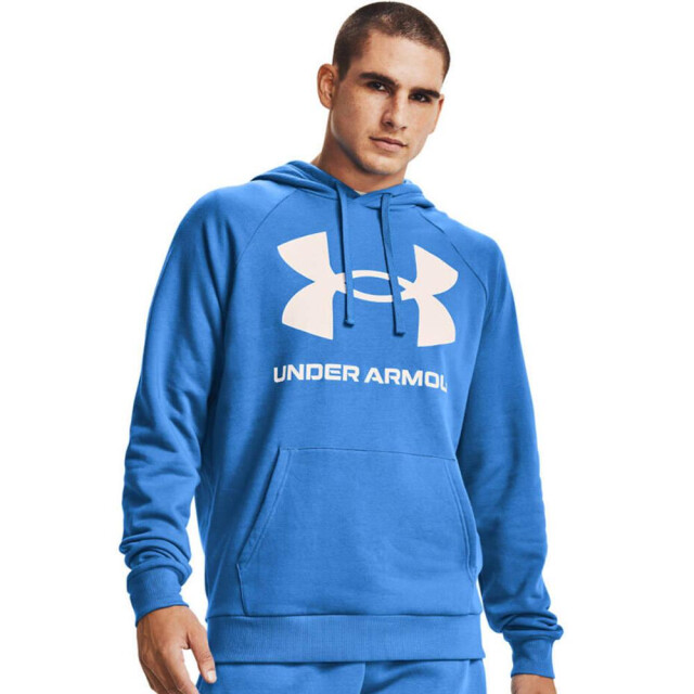 Under Armour Heren rival fleece hoodie UTMR1103_blue large