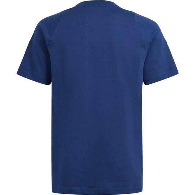 Adidas Kinderen/kinderen tiro 24 t-shirt UTMR1085_whitenavyblue large