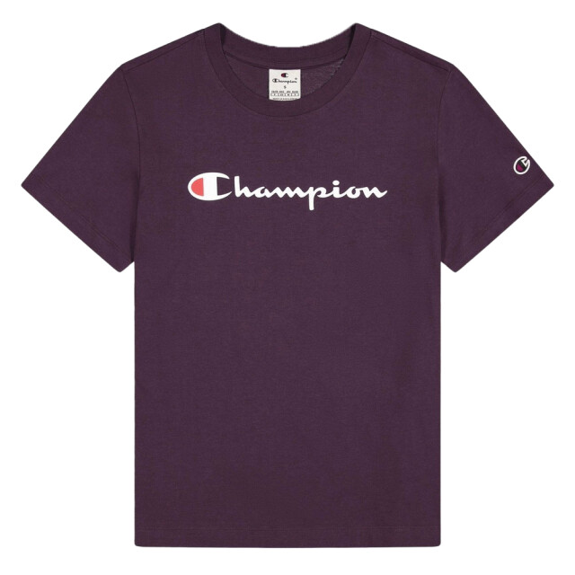 Champion Dames katoenen t-shirt met korte mouwen UTMR1165_purple large