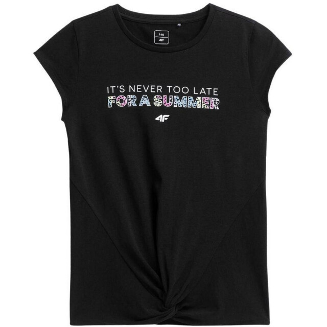 4F Kinderen/kinderen hjl22 t-shirt UTMR1166_deepblack large