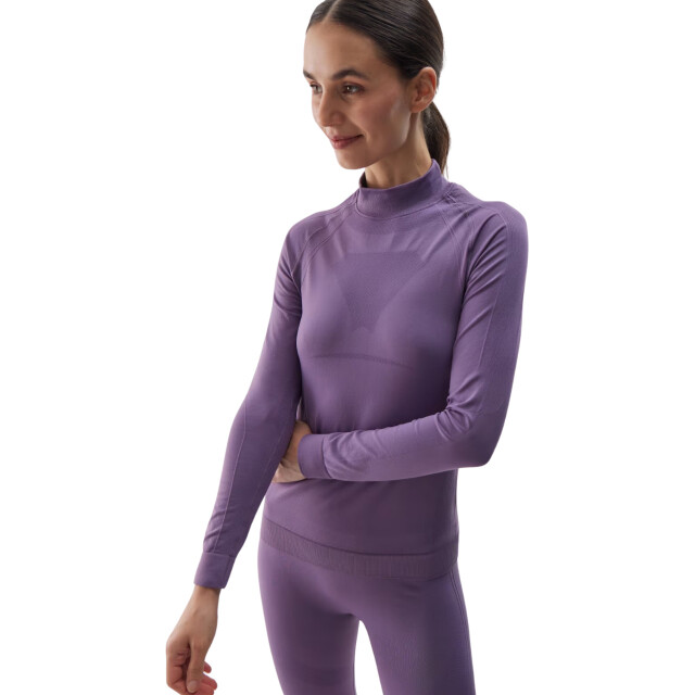 4F Dames thermoactive naadloos basislaag top UTMR1130_violet large