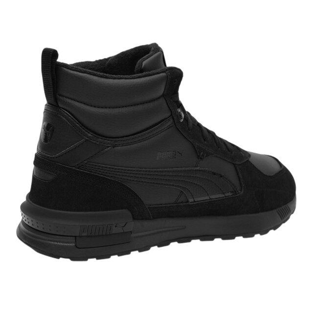 Puma Heren gravition leren mid laarzen UTMR1179_black large