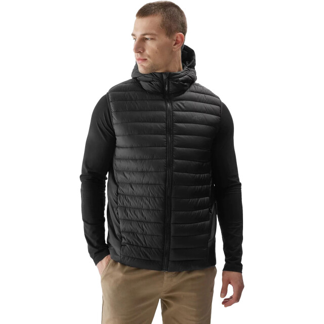 4F Heren aw23tvesm063 effen bodywarmer UTMR712_black large