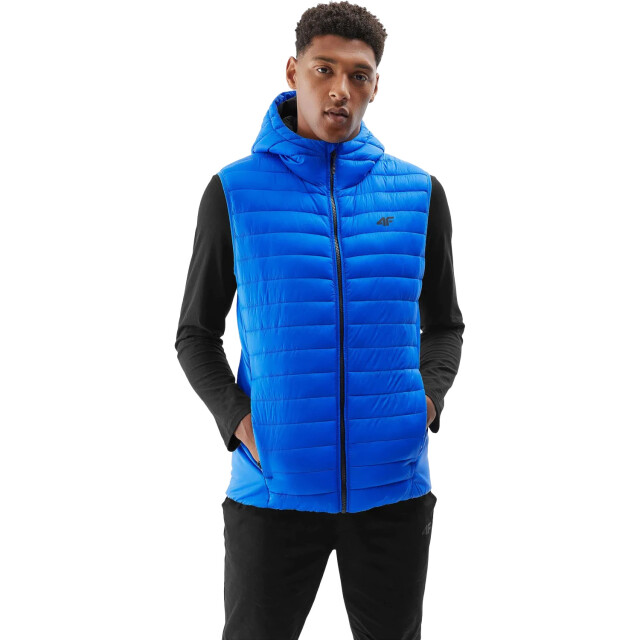 4F Heren aw23tvesm063 effen bodywarmer UTMR712_blue large