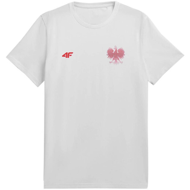 4F Heren robert lewandowski t-shirt UTMR742_white large