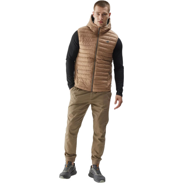4F Heren aw23tvesm063 effen bodywarmer UTMR712_brown large
