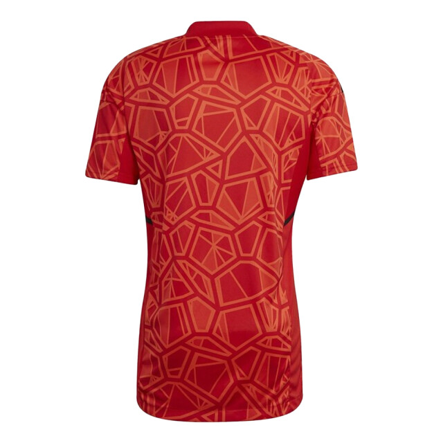 Adidas Heren condivo 22 keepershirt met korte mouwen UTMR732_red large