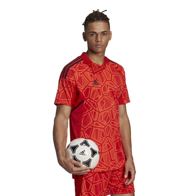 Adidas Heren condivo 22 keepershirt met korte mouwen UTMR732_red large