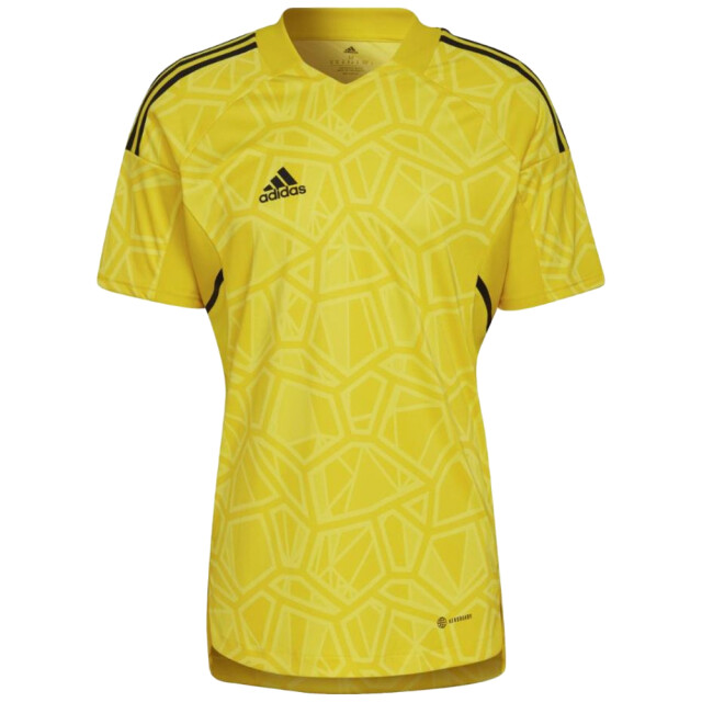 Adidas Heren condivo 22 keepershirt met korte mouwen UTMR732_yellow large