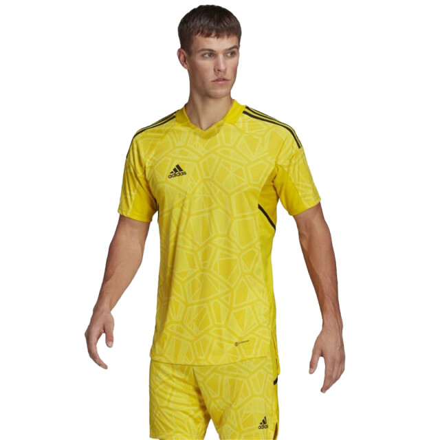 Adidas Heren condivo 22 keepershirt met korte mouwen UTMR732_yellow large