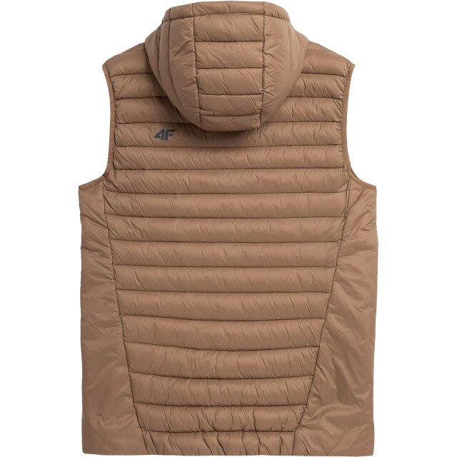 4F Heren aw23tvesm063 effen bodywarmer UTMR712_brown large