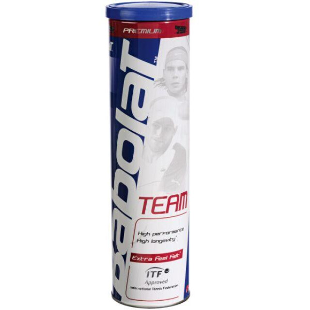 Babolat Team tennisballen (pak van 4) UTMR78200_yellow large