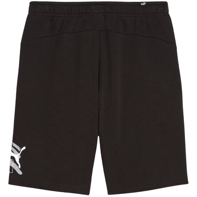 Puma Ess+ grafische print logo heren shorts UTMR960_black large