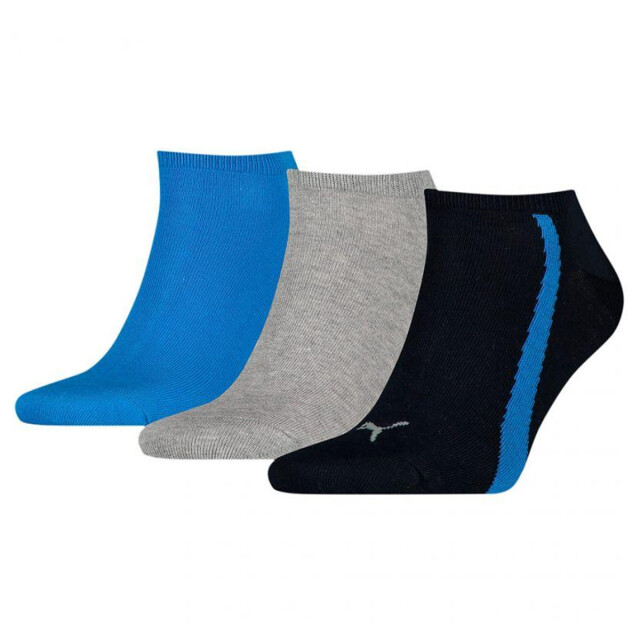 Puma Unisex lifestyle trainingssokken voor volwassenen (set van 3) UTMR933_blackbluegrey large