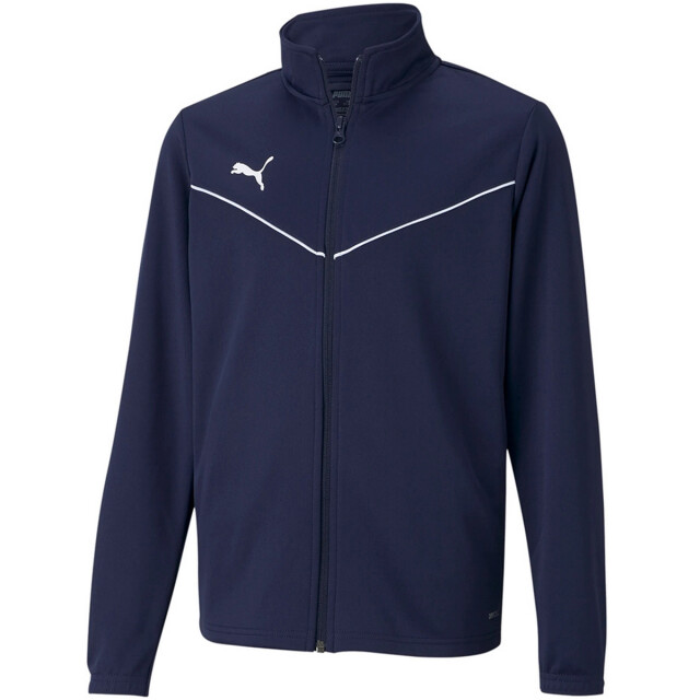 Puma Teamrise polyester trainingsjas voor kinderen/kinderen UTMR976_navyblue large