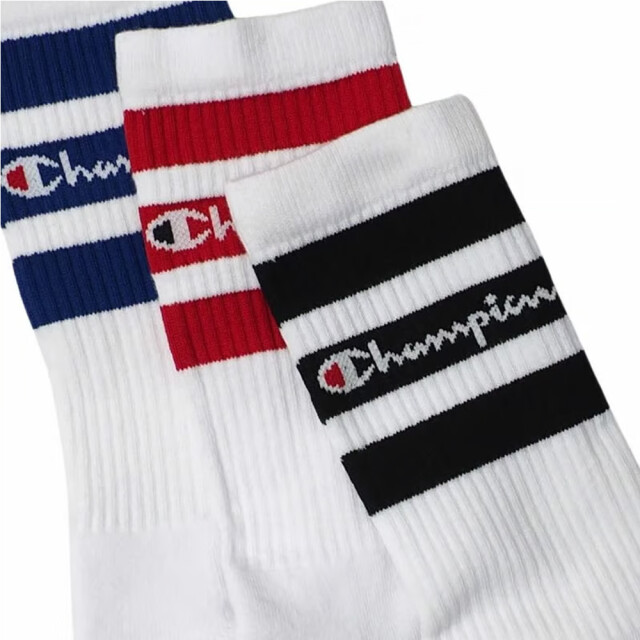 Champion Unisex volwassen bemanningsleden sokken (pakket van 3) UTMR617_white large