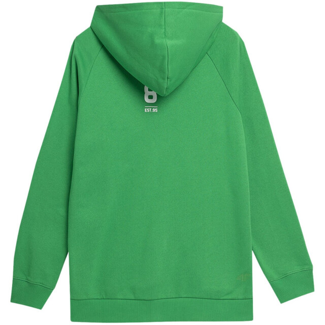 4F Heren polycotton full zip hoodie UTMR647_green large