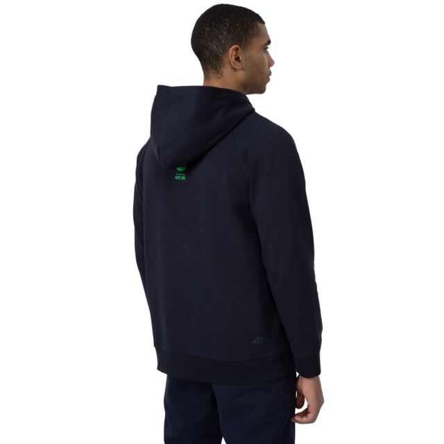 4F Heren polycotton full zip hoodie UTMR647_navyblue large
