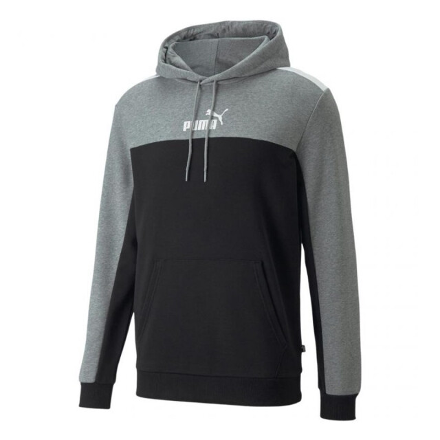 Puma Heren essential colour block hoodie UTMR665_blackgreysilver large