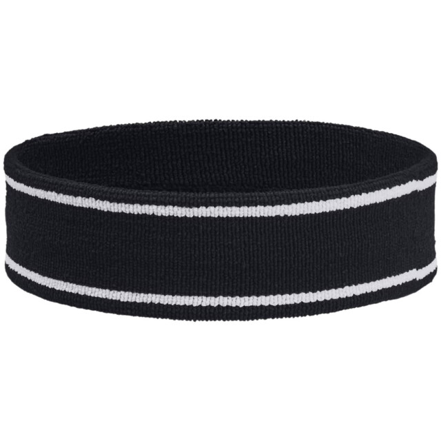 Under Armour Gestreepte badstof hoofdband UTMR673_black large