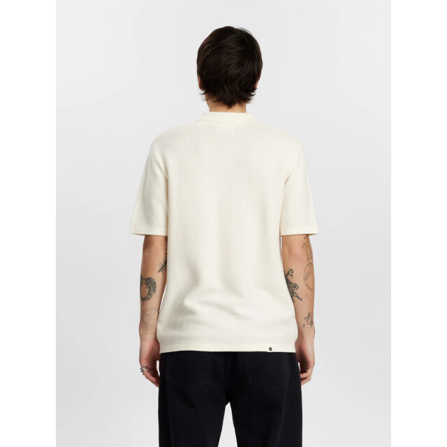 Anerkjendt Aksvend s/s knit shirt tofu 9503 9503 large